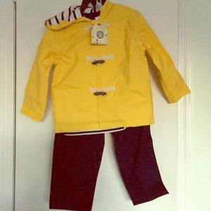 Little Me 3-pc Rain Jacket set - Boys ☔️